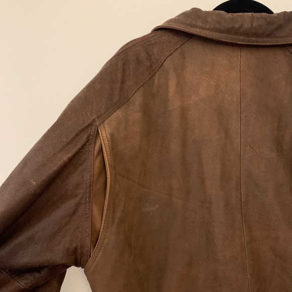 Brown Leather Jacket - Picture 5 of 8